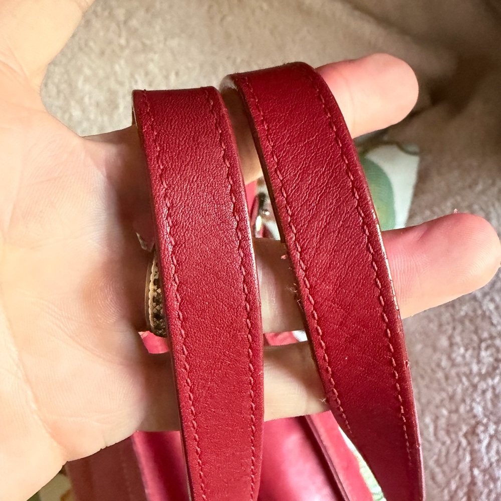 Coach Ashley Y2K Vintage Cherry Leather Shoulder Bag with Cherry Charm F13759 - Picture 5 of 15